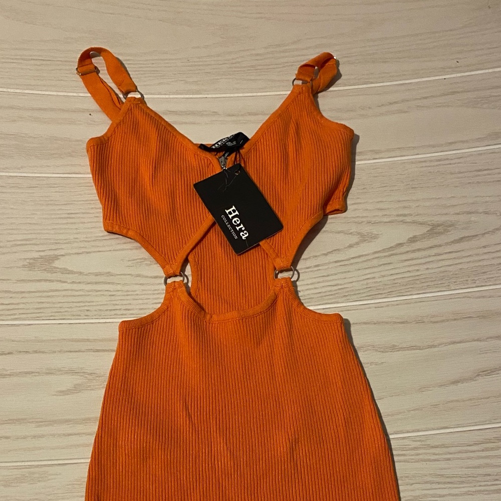 Hera jumpsuit | color orange | size S | many cutouts